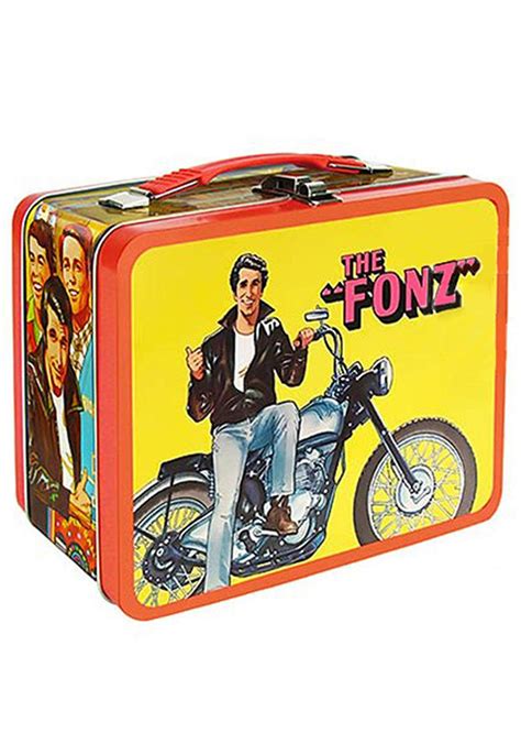 the fonz metal lunch box|Happy Days Lunch Box .